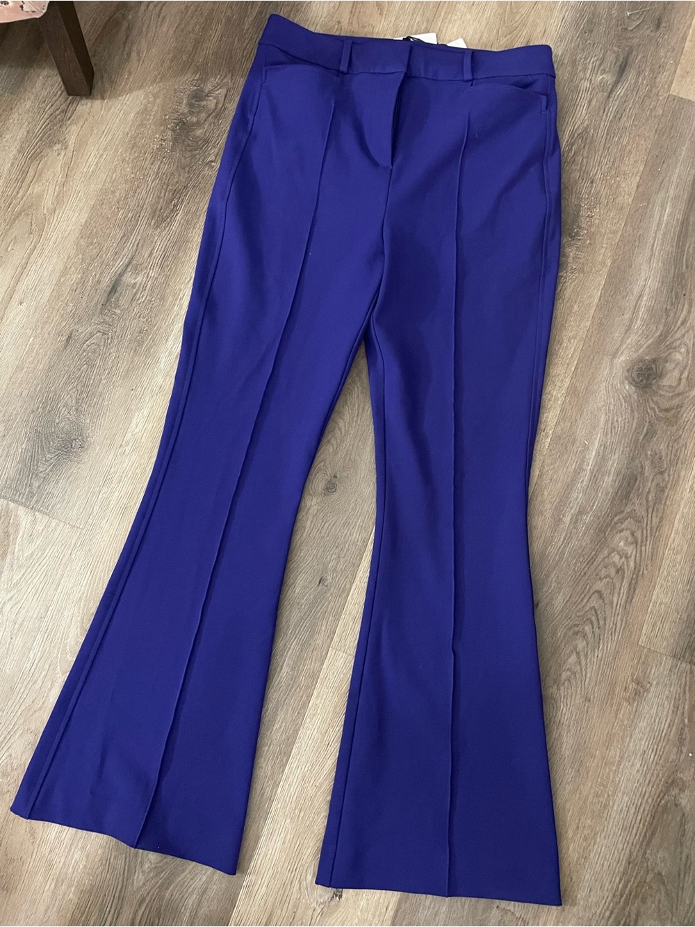 Reiss Dylan Flare Pants Purple Size 8 Brand New with Tags NWT Work Trousers - Picture 4 of 11